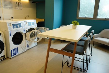 Apartamento para alugar com 27m², 1 quarto e sem vagaLavanderia