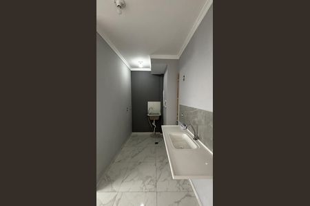 Cozinha e Área de Serviço de apartamento à venda com 2 quartos, 32m² em Parque Erasmo Assunção, Santo André