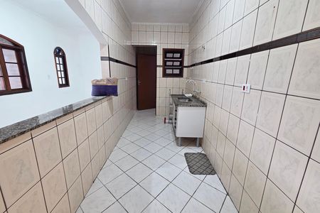 Cozinha de casa para alugar com 2 quartos, 75m² em Vila Tupi, Praia Grande