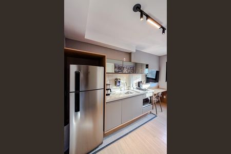 Studio à venda com 24m², 1 quarto e sem vaga Studio à venda com 24m², 1 quarto e sem vagaCozinha e Área de Serviço
