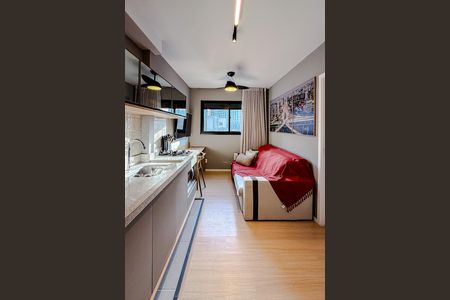 Studio à venda com 24m², 1 quarto e sem vaga Studio à venda com 24m², 1 quarto e sem vagaCozinha e Área de Serviço