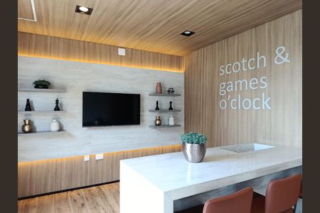 Studio para alugar com 28m², 1 quarto e sem vaga Studio para alugar com 28m², 1 quarto e sem vagaSala de Jogos