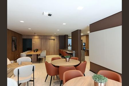 Studio para alugar com 28m², 1 quarto e sem vaga Studio para alugar com 28m², 1 quarto e sem vagaSalão de Festas