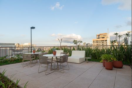 Studio à venda com 25m², 1 quarto e sem vaga Studio à venda com 25m², 1 quarto e sem vagaÁrea comum - Área da Churrasqueira