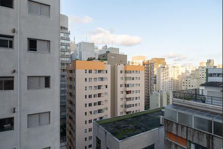 Vista da Varanda do Quarto de kitnet/studio à venda com 1 quarto, 25m² em Consolação, São Paulo