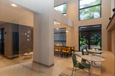 Studio à venda com 25m², 1 quarto e sem vaga Studio à venda com 25m², 1 quarto e sem vagaÁrea comum - Salão de Festas