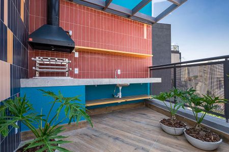 Studio para alugar com 24m², 1 quarto e sem vagaChurrasqueira