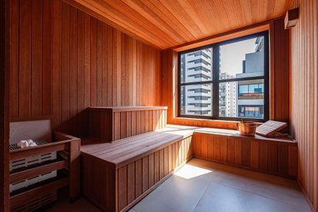 Studio para alugar com 24m², 1 quarto e sem vagaSauna