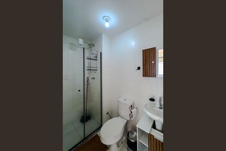 Banheiro da Suíte de apartamento para alugar com 1 quarto, 28m² em Brás, São Paulo