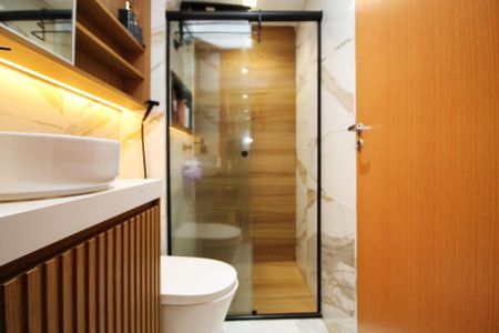 Apartamento para alugar com 48m², 2 quartos e 1 vaga Apartamento para alugar com 48m², 2 quartos e 1 vagaBanheiro