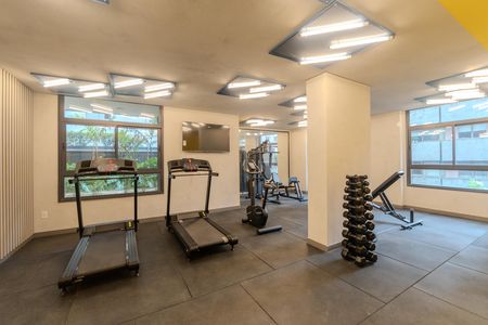 Studio à venda com 24m², 1 quarto e sem vaga Studio à venda com 24m², 1 quarto e sem vagaÁrea comum - Academia