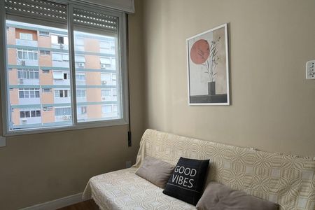 Sala de apartamento para alugar com 1 quarto, 37m² em Boqueirão, Santos