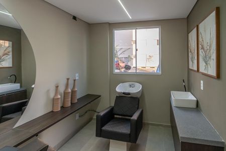 Apartamento para alugar com 50m², 2 quartos e 1 vaga Apartamento para alugar com 50m², 2 quartos e 1 vagaÁrea comum -Salão de Beleza