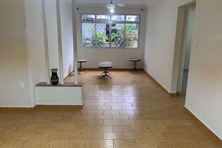 Sala de apartamento para alugar com 3 quartos, 130m² em Embaré, Santos
