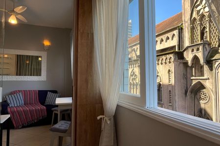 Sala de apartamento para alugar com 1 quarto, 30m² em Embaré, Santos