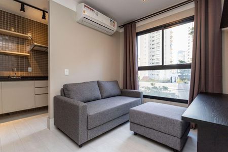 Foto 02 de apartamento à venda com 1 quarto, 31m² em Cidade Monções, São Paulo