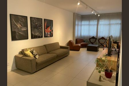 Sala  de apartamento à venda com 4 quartos, 160m² em Santo Antônio, Belo Horizonte