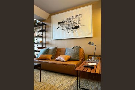 Sala  de apartamento à venda com 1 quarto, 54m² em Bela Vista, São Paulo