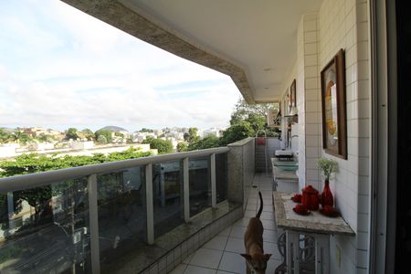 Sala - Varanda de apartamento para alugar com 3 quartos, 77m² em Freguesia (jacarepaguá), Rio de Janeiro