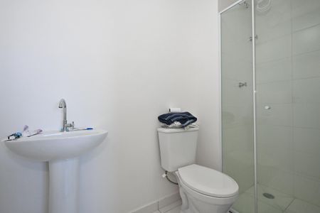 Banheiro Suíte  de apartamento para alugar com 1 quarto, 26m² em Morumbi, São Paulo