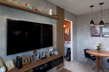 Sala de apartamento para alugar com 1 quarto, 42m² em Macuco, Santos