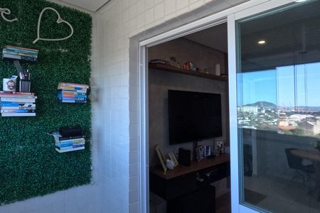 Varanda da Sala de apartamento para alugar com 1 quarto, 42m² em Macuco, Santos