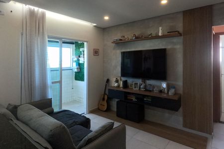 Sala de apartamento para alugar com 1 quarto, 42m² em Macuco, Santos