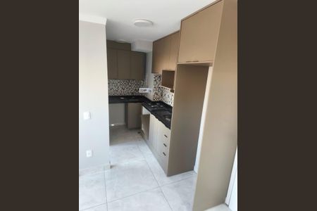 Cozinha de apartamento para alugar com 2 quartos, 32m² em Parque Erasmo Assunção, Santo André