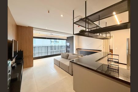 Sala  de apartamento para alugar com 2 quartos, 78m² em Jardim das Acacias, São Paulo