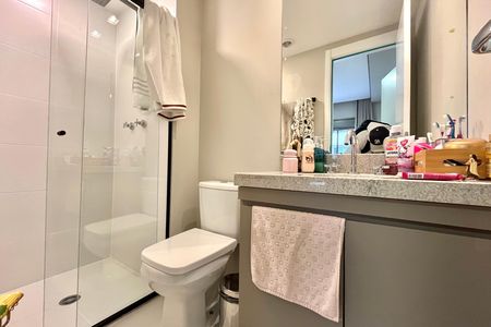 Apartamento para alugar com 119m², 3 quartos e 2 vagasBanheiro da Suíte 1