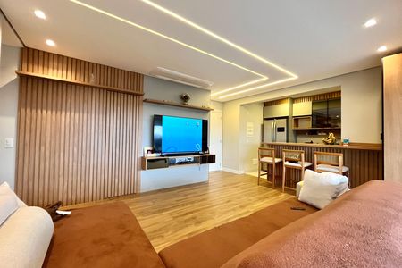 Sala de apartamento para alugar com 3 quartos, 119m² em Jardim Prudência, São Paulo