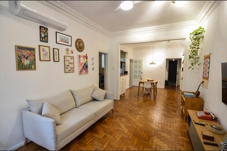 Sala de apartamento para alugar com 3 quartos, 120m² em Tijuca, Rio de Janeiro