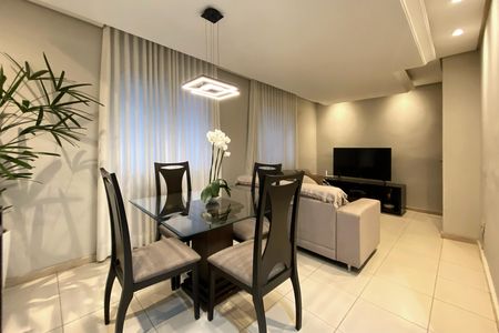 Sala de Jantar de apartamento à venda com 4 quartos, 132m² em Santa Cruz, Belo Horizonte