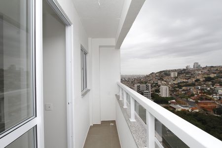 Varanda da Sala de apartamento à venda com 2 quartos, 54m² em Estoril, Belo Horizonte