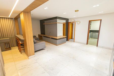 Sala de apartamento para alugar com 3 quartos, 120m² em Castelo, Belo Horizonte