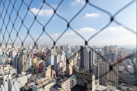 Vista da Varanda do Quarto de kitnet/studio à venda com 1 quarto, 22m² em República, São Paulo