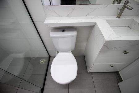 Banheiro do Quarto 2 de apartamento para alugar com 2 quartos, 62m² em Jardim Saira, Sorocaba