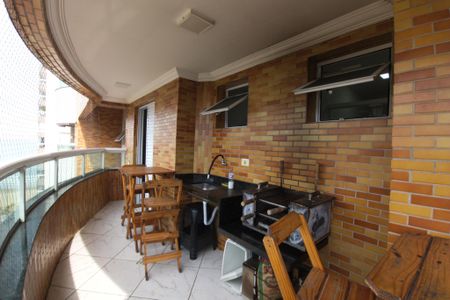 Sacada  de apartamento para alugar com 1 quarto, 63m² em Canto do Forte, Praia Grande
