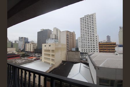 Studio para alugar com 27m², 1 quarto e sem vaga Studio para alugar com 27m², 1 quarto e sem vagaVista da Sacada