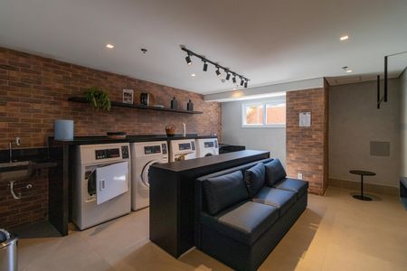 Studio para alugar com 20m², 1 quarto e sem vaga Studio para alugar com 20m², 1 quarto e sem vagaLavanderia