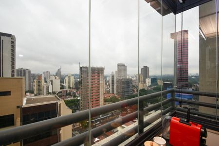Apartamento para alugar com 44m², 1 quarto e 1 vagaSala de jantar varanda