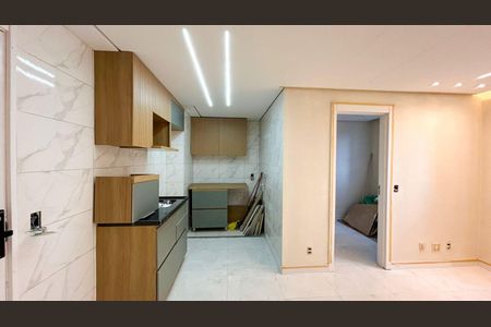 Cozinha e Área de Serviço de apartamento para alugar com 2 quartos, 34m² em Jardim Sabara, São Paulo