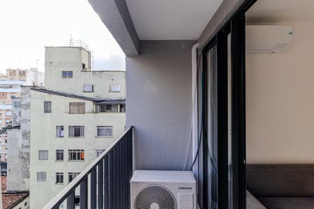 Varanda de kitnet/studio para alugar com 1 quarto, 25m² em Campos Elíseos, São Paulo