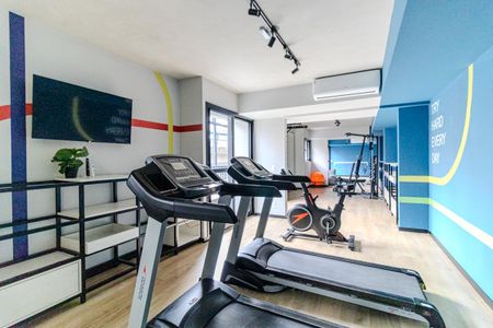 Studio para alugar com 25m², 1 quarto e sem vaga Studio para alugar com 25m², 1 quarto e sem vagaAcademia