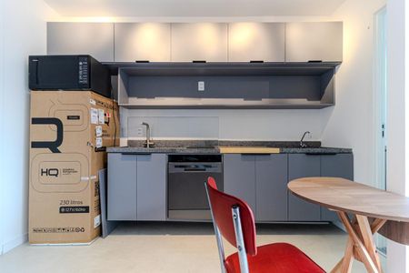 Studio para alugar com 25m², 1 quarto e sem vaga Studio para alugar com 25m², 1 quarto e sem vagaCozinha