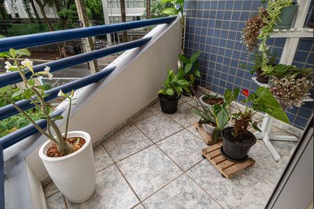 Varanda da Sala de apartamento à venda com 3 quartos, 80m² em Jardim Paulista, São Paulo