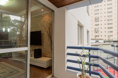 Varanda da Sala de apartamento à venda com 3 quartos, 80m² em Jardim Paulista, São Paulo