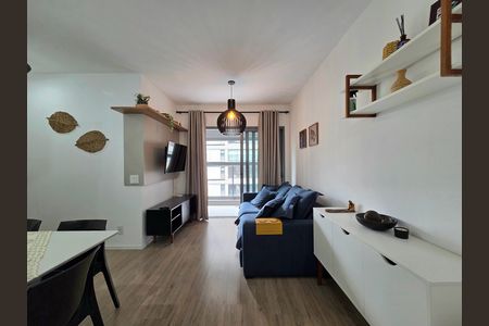 Sala de apartamento para alugar com 1 quarto, 49m² em Indianópolis, São Paulo
