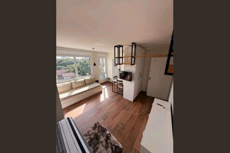 Sala de apartamento para alugar com 1 quarto, 40m² em Farroupilha, Porto Alegre