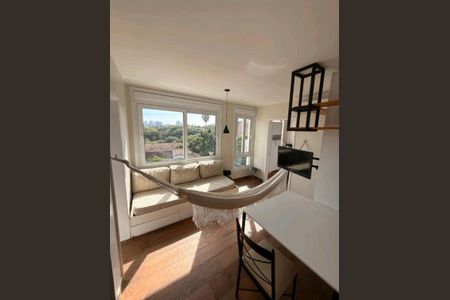 Sala de apartamento para alugar com 1 quarto, 40m² em Farroupilha, Porto Alegre